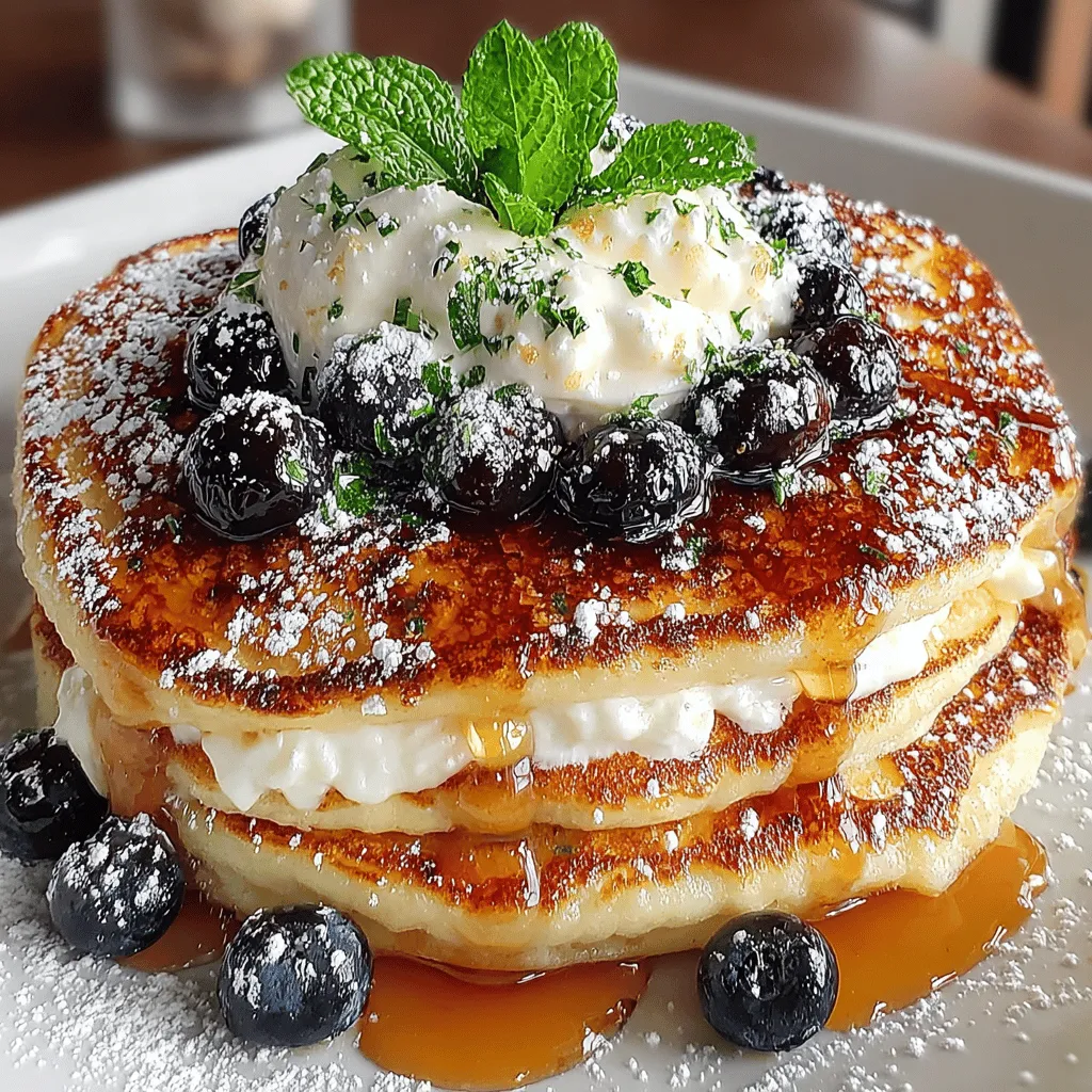 Pancakes are more than just a breakfast staple; they are a canvas for creativity in the kitchen. From classic buttermilk stacks to indulgent chocolate chip variations, pancakes offer a versatile base that can be tailored to suit any palate. Among the multitude of pancake recipes, the Zesty Lemon Blueberry Ricotta Pancake Stack stands out as a delightful twist that combines the refreshing tang of lemon with the natural sweetness of blueberries. This recipe not only tantalizes the taste buds but also elevates the classic pancake experience to something truly special.