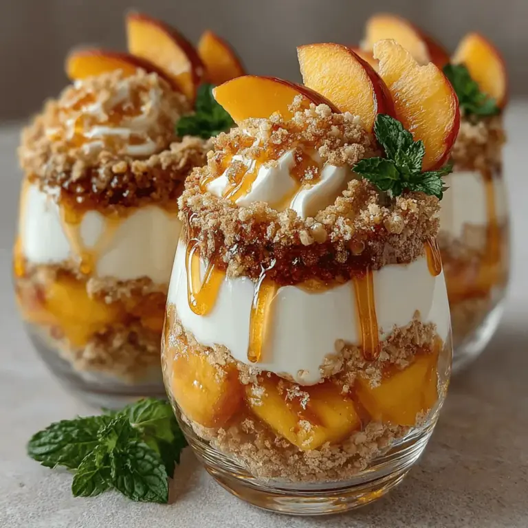 As the sun shines brightly and the temperatures rise, the craving for refreshing desserts becomes almost irresistible. Among the plethora of summer treats, few can compare to the exquisite combination of fresh peaches, creamy yogurt, and a delightful crunchy topping. The recipe for Frozen Yogurt Peach Crisp Cups encapsulates the essence of summer, delivering a dessert that is both indulgent and refreshing, perfect for warm weather gatherings or simply enjoying on a lazy afternoon.