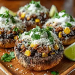 When it comes to satisfying your cravings for tacos, the Mini Taco Stuffed Portobellos offer a remarkably delicious and health-conscious alternative. This innovative dish transforms the classic taco experience by swapping out traditional taco shells for hearty Portobello mushrooms, creating a mouthwatering blend of flavors and textures. Not only does this recipe cater to taco lovers, but it also provides a nutritious option that fits seamlessly into various dietary preferences.
