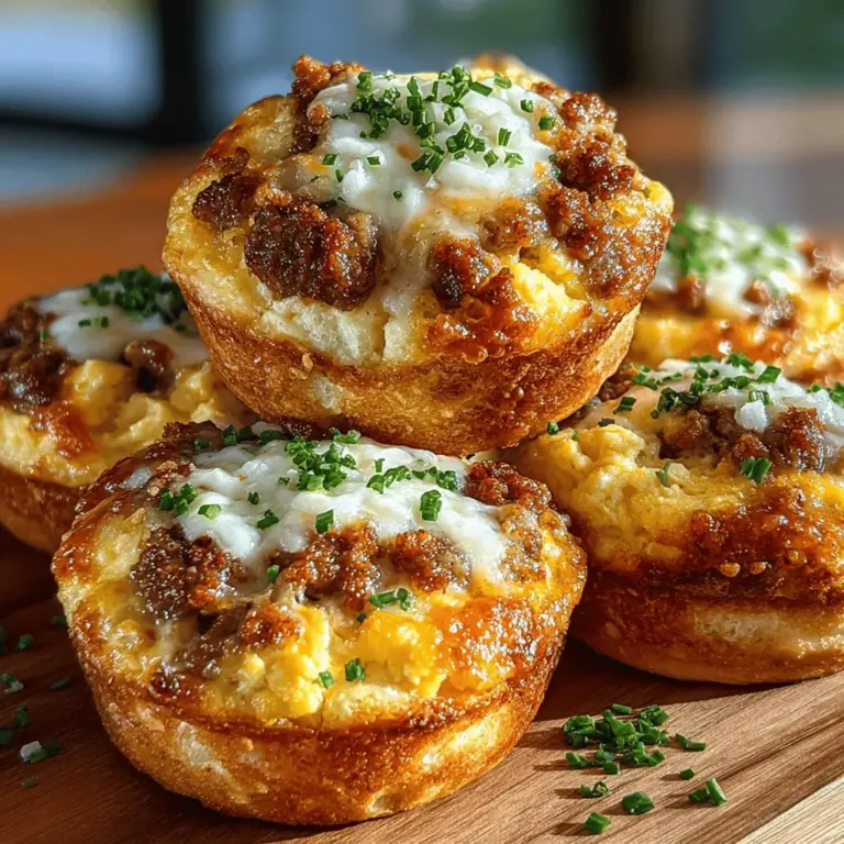 In the hustle and bustle of daily life, breakfast often becomes an overlooked meal, yet it plays a pivotal role in fueling our bodies for the day ahead. Among the myriad of breakfast options, Savory Mini Sausage Egg Muffin Sliders have emerged as a delightful choice that combines convenience, flavor, and nutrition. These bite-sized sliders not only cater to the fast-paced lifestyle but also deliver a satisfying taste that keeps you coming back for more.