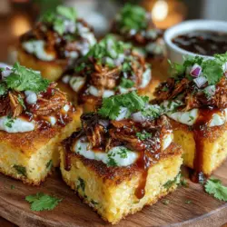 When it comes to appetizers that wow guests and tantalize taste buds, Mini BBQ Chicken Polenta Bites stand out as a unique offering. These delightful morsels bring together the rich flavors of BBQ chicken with the comforting texture of polenta, creating a dish that is both satisfying and innovative. Perfect for gatherings, game days, or casual get-togethers, these bites are easy to make and serve a crowd-pleasing twist on traditional BBQ fare.