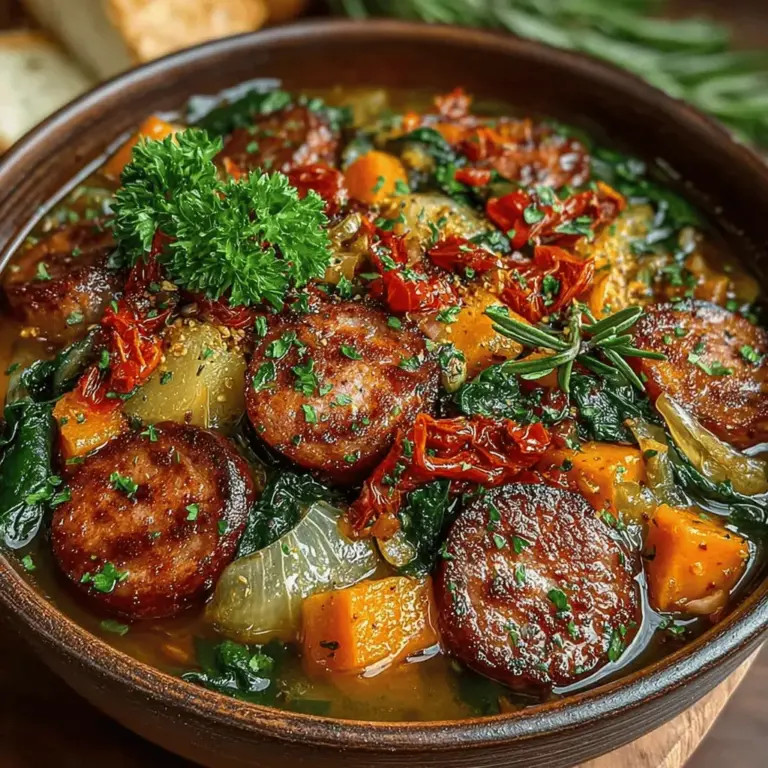 The magic of the Autumn Harvest Sausage & Sweet Potato Stew lies in its carefully selected ingredients, each playing a crucial role in the overall flavor and texture of the dish. Let’s take a closer look at the key components that make this stew unique.