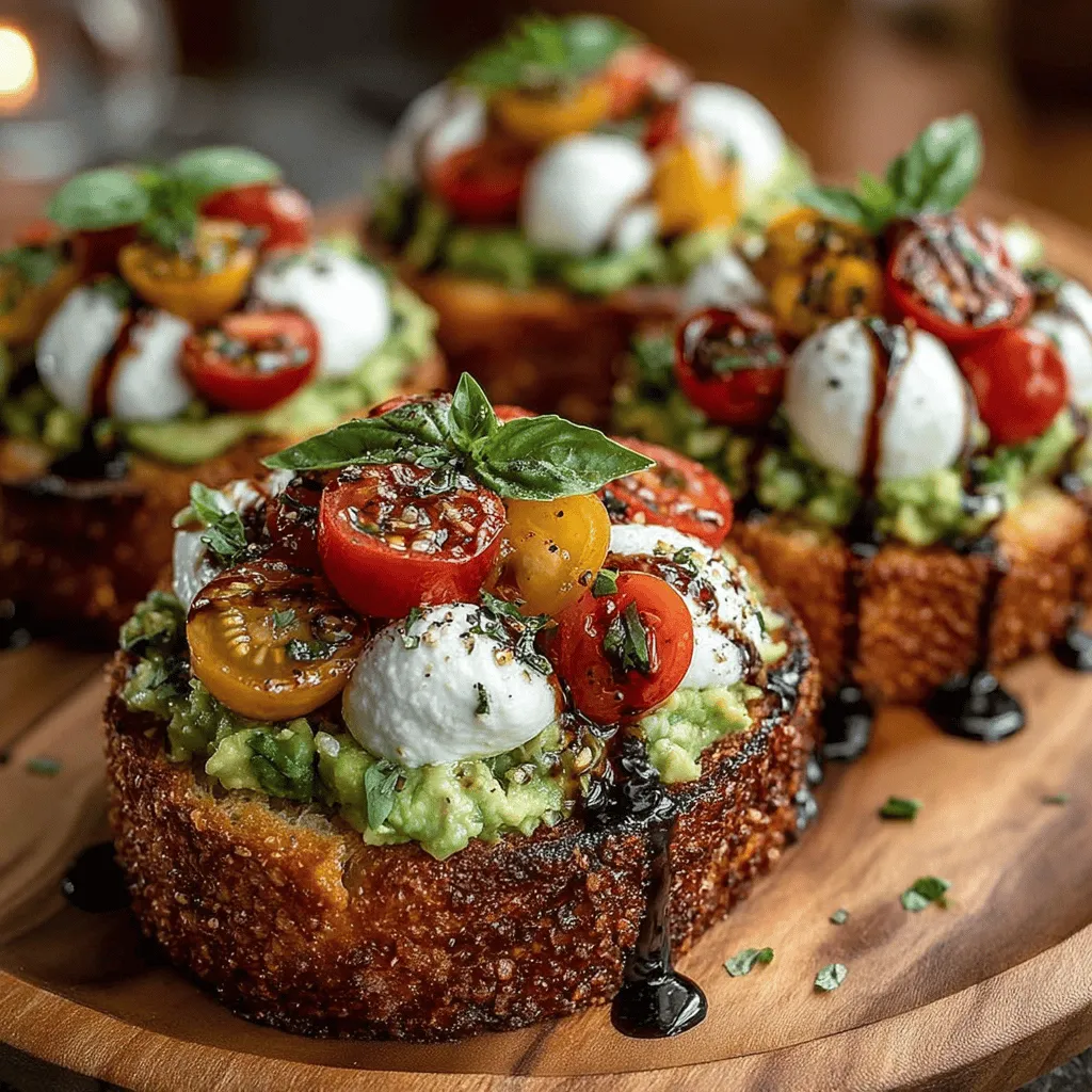 To create the perfect Mini Caprese Avocado Toast Cups, it’s essential to understand the significance of each ingredient used in this vibrant recipe. Here’s a closer look at the key components that contribute to the dish’s delightful flavor and texture: