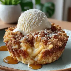 Creating the perfect crumble topping is essential for achieving that delightful crunch that complements the soft, warm apple filling. To start, gather your ingredients: flour, oats, brown sugar, butter, and a pinch of salt.