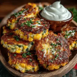 Mini sweet corn and zucchini cakes are a delightful culinary creation that brings together the sweetness of corn and the subtle earthiness of zucchini in a bite-sized format. This versatile dish is not only a treat for the taste buds but also a smart addition to any meal, whether it’s a casual family dinner, a festive gathering, or a healthy snack. With their golden-brown crust and tender interior, these cakes are visually appealing and packed with flavor, making them a hit among both children and adults.