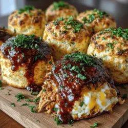 If you’re in search of a delectable and easy-to-make snack or meal that can please both kids and adults alike, look no further than Mini BBQ Chicken Biscuit Bombs. This delightful recipe combines the irresistible flavors of tender BBQ chicken encased within flaky, buttery biscuit dough, making it a perfect addition to any casual dining experience. Whether it's game day, a family gathering, or just a cozy night at home, these bite-sized treats are sure to become a favorite.