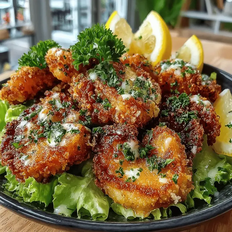 If you're in search of the ultimate appetizer that marries the classic flavors of Caesar salad with the satisfying crunch of crispy chicken, look no further than Crispy Chicken Caesar Bites. These delectable morsels are not only easy to prepare but are sure to be a hit at any gathering, whether it’s a casual family dinner, a festive party, or a sporting event. The combination of tender chicken, zesty Caesar dressing, and a crisp coating makes for a delightful finger food experience that will leave your guests raving.