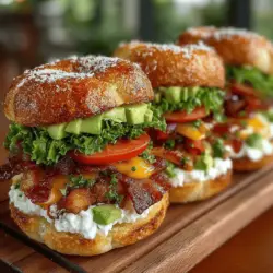 Creating the perfect Mini Bagel BLT Sandwiches requires a thoughtful approach to each component. By following these detailed preparation steps, you'll ensure that your sandwiches are not only delicious but also visually appealing.