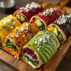Rainbow Veggie Wraps Recipe: A Colorful and Nutritious Delight