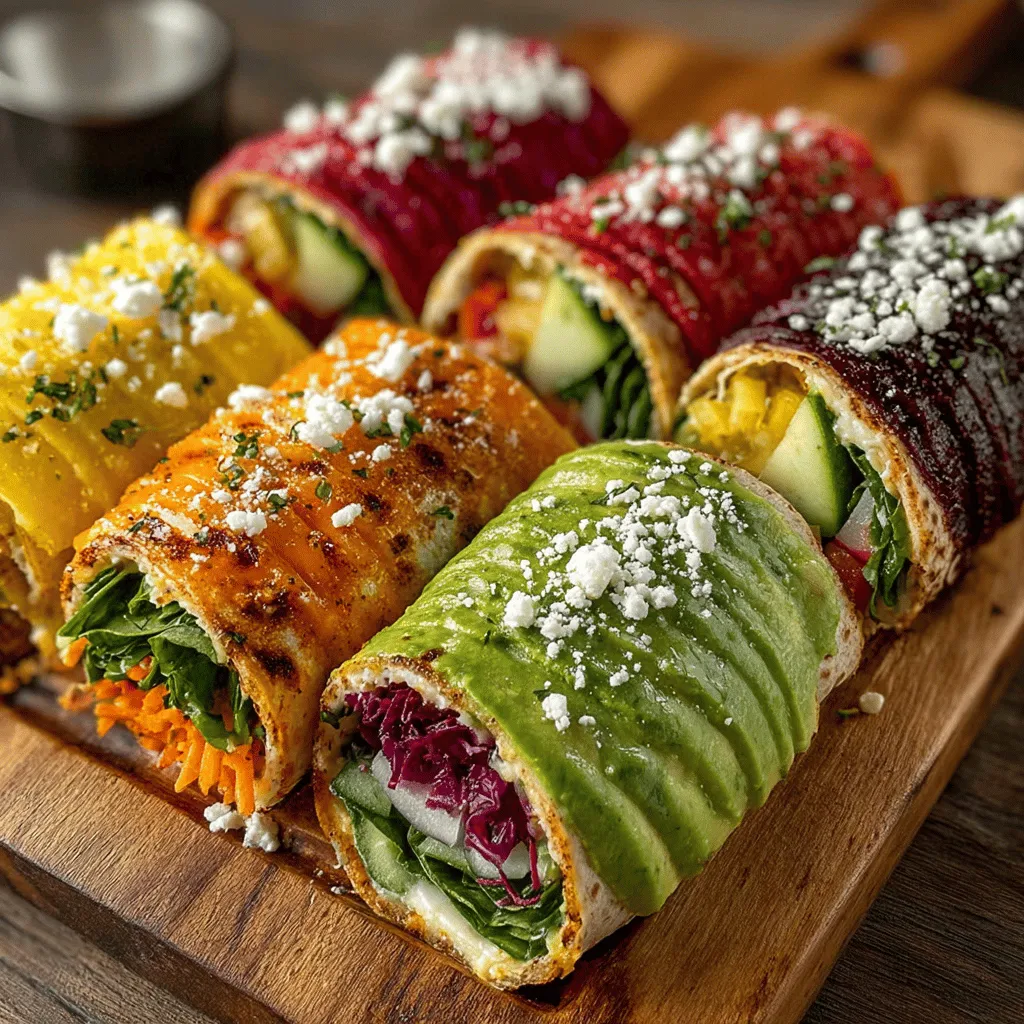 Rainbow Veggie Wraps Recipe: A Colorful and Nutritious Delight