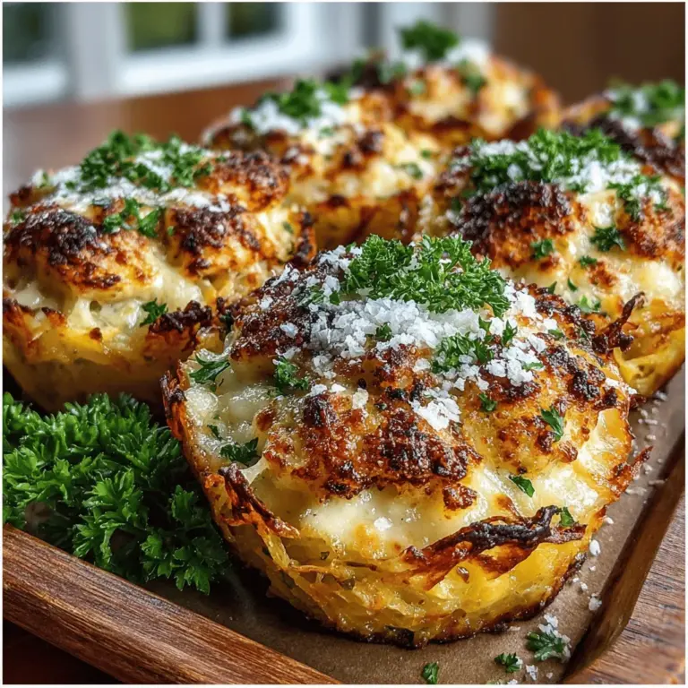 In the quest for healthier meal options that still satisfy our cravings, the Mini Spaghetti Squash Alfredo Nests emerge as a standout choice. This innovative recipe reimagines the beloved fettuccine Alfredo, transforming it into a guilt-free dish that beautifully balances indulgence with nutrition. By swapping traditional pasta for spaghetti squash, this recipe not only cuts down on carbs but also introduces a wealth of nutritional benefits, making it an ideal meal for those looking to maintain a healthy lifestyle without sacrificing flavor.