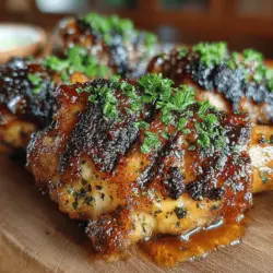 BBQ chicken drumsticks have long held a special place in the hearts and stomachs of food lovers. This beloved comfort food is not just a meal; it’s an experience that evokes memories of summer cookouts, family gatherings, and lazy weekends. The smoky aroma drifting from the grill, the tantalizing sound of sizzling skin, and the joy of indulging in juicy, flavorful meat on a stick are enough to make anyone salivate. What’s more, making homemade BBQ chicken drumsticks allows you to savor robust flavors and textures, ensuring every bite is a delightful mix of sweet, tangy, and smoky goodness.