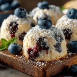 One of the most crucial steps in preparing your Frozen Blueberry Lemon Cookie Bites is to combine the mixtures without overmixing. Overmixing can lead to tough cookies, which is the last thing you want. To maintain a tender texture, gently fold the dry ingredients into the wet ingredients until just combined. This ensures that the cookies remain soft and chewy, allowing the blueberries and lemon zest to shine through.