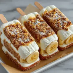 Frozen Yogurt Peanut Butter Banana Pops are a delightful and nutritious treat that seamlessly blend the natural sweetness of ripe bananas with the creamy texture of yogurt and the rich flavor of peanut butter. These pops not only satisfy your sweet tooth but also offer a healthy snack option, making them perfect for hot summer days or as a guilt-free dessert. With their simple preparation process and endless customization possibilities, they can cater to a variety of taste preferences and dietary needs.