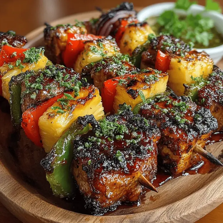 As the warm sun of summer approaches, the appeal of outdoor cooking becomes irresistible. Nothing embodies the spirit of summer gatherings quite like Tropical Pineapple Teriyaki Chicken Skewers. This dish combines succulent chicken marinated in a sweet and savory teriyaki sauce with the vibrant freshness of juicy pineapple, making it a perfect centerpiece for barbecues, picnics, or family dinners. The tropical flavors not only tantalize the taste buds but also transport you to a sun-soaked paradise, even if you’re just in your backyard.
