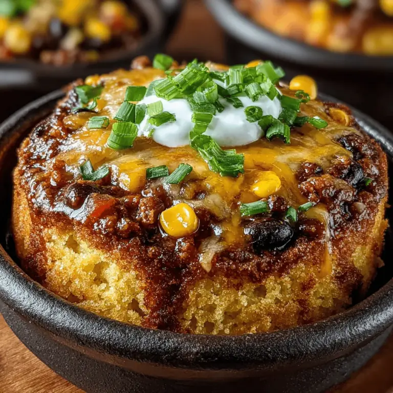 When it comes to comfort food that warms the heart and satisfies the palate, few dishes can compete with the Chili Sweet Corn Bake Delight. This delightful recipe combines the robust flavors of hearty chili with the sweetness of corn, all topped with a golden cornbread crust. It’s a dish that not only excites the taste buds but also brings a sense of nostalgia, reminiscent of cozy family gatherings and potluck dinners.