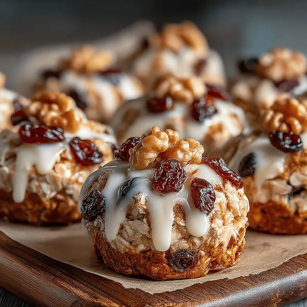 Frozen Yogurt Oatmeal Raisin Clusters are an innovative and nutritious snack that seamlessly blends the hearty texture of oats with the creamy delight of Greek yogurt. This recipe is not just a simple treat; it offers a delightful balance of flavors and textures, making it an ideal choice for anyone seeking a healthy indulgence. Whether you’re in need of a quick energy boost during your busy day or a sweet and satisfying dessert to cap off your evening, these clusters are sure to hit the spot.
