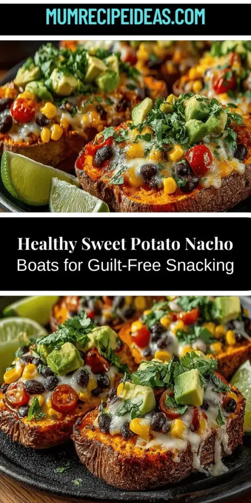 Discover a healthier twist on your favorite snack with Sweet Potato Nacho Boats. These vibrant and nutritious treats are not only delicious but also cater to various dietary preferences, making them perfect for parties or cozy nights in. Loaded with protein-rich black beans, corn, and fresh toppings like avocado and tomatoes, they're packed with flavor and color. Easy to customize, these nacho boats are a fun and guilt-free option for your next gathering or movie night!