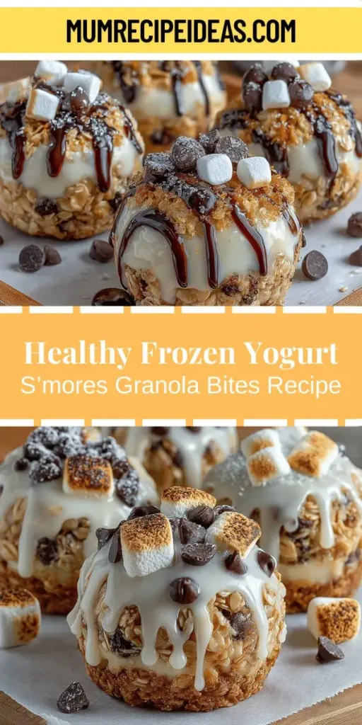 Discover a delicious twist on a classic favorite with Frozen Yogurt S’mores Granola Rounds! This recipe combines the nostalgic flavors of graham crackers, chocolate, and marshmallows with wholesome ingredients like oats and Greek yogurt for a healthy treat. Perfect for warm days or a quick snack, these rounds are easy to make and packed with nutrition. Enjoy guilt-free indulgence while satisfying your sweet cravings! Explore the recipe and get inspired to create your own delightful snacks.