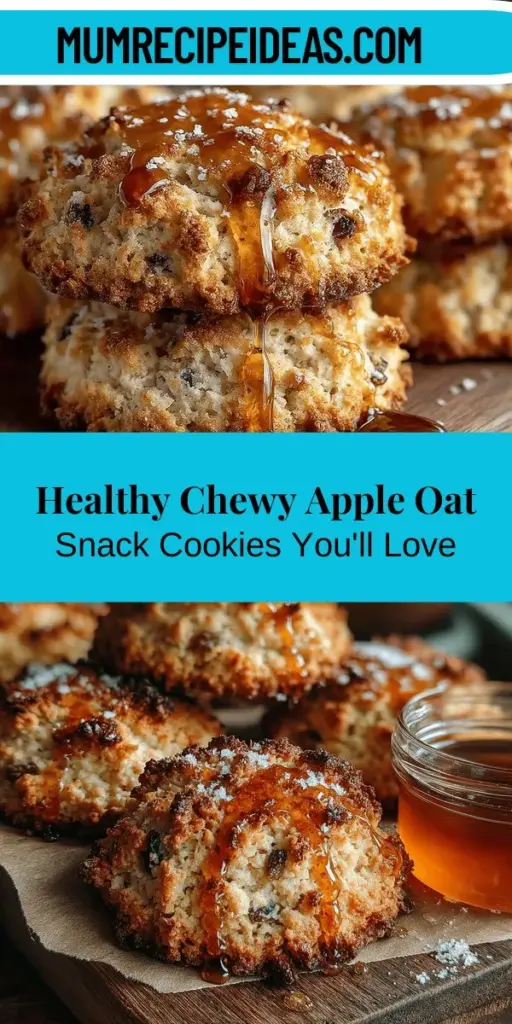 Discover the joy of healthy snacking with Chewy Apple Oat Snack Cookies! This delicious recipe combines rolled oats, whole wheat flour, and grated apples to create a wholesome treat that satisfies your cravings without guilt. Perfect for busy days, these cookies are easy to make and a fun way to involve kids in the kitchen. Packed with nutrients and natural sweetness, they make a great on-the-go snack or a delightful pairing with tea or coffee. Enjoy wholesome goodness in every bite!