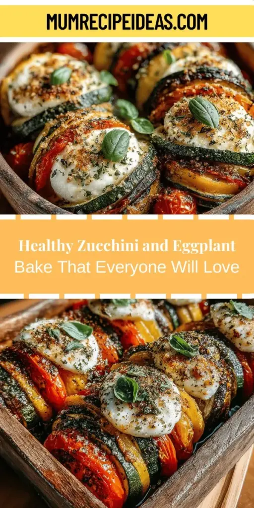 Discover the vibrant flavors of the Zesty Zucchini & Eggplant Bake, a delightful vegetable dish that's both healthy and satisfying. Perfect for any cooking skill level, this bake features layers of fresh zucchini and eggplant, enriched with tomatoes, onions, and a creamy blend of cheeses. Enjoy a nutritious meal packed with vitamins and antioxidants. Easy to prepare and bursting with taste, it's sure to become a family favorite. Explore a delicious, guilt-free indulgence today!