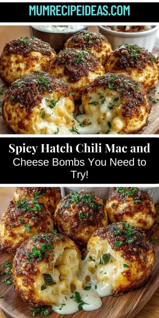 Discover the perfect blend of comfort and spice with Hatch Chili Mac and Cheese Bombs! This recipe transforms classic mac and cheese into crispy, cheesy bites infused with the unique flavor of Hatch chiles. With a golden biscuit crust, creamy filling, and satisfying crunch, these bombs are ideal for any occasion—from game day snacks to family dinners. Impress your guests and elevate your gatherings with this fun and delicious dish that’s sure to be a hit!