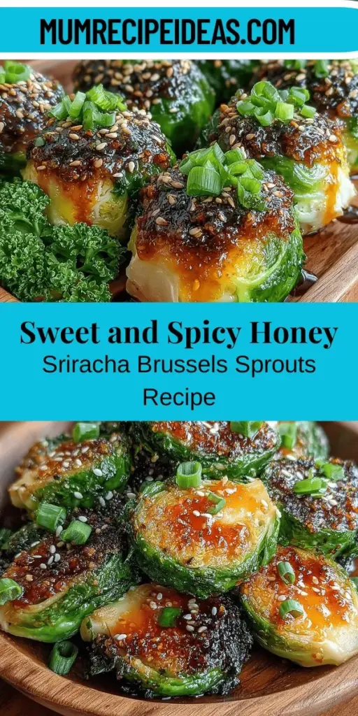 Discover the delicious world of Honey Sriracha Glazed Brussels Sprouts! This nutritious vegetable is transformed into a flavorful side dish that balances sweet honey and spicy Sriracha, making it a favorite for health enthusiasts and food lovers alike. Packed with vitamins and fiber, Brussels sprouts not only taste amazing when roasted but also bring plenty of health benefits. Perfect for any meal, these sweet and spicy sprouts will impress your guests and elevate your cooking game. Try this easy recipe to add excitement to your plate!