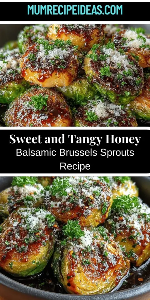 Elevate your vegetable game with this Honey Balsamic Glazed Brussels Sprouts recipe! Combining the natural sweetness of honey and the tanginess of balsamic vinegar, this dish transforms Brussels sprouts into a mouthwatering side. Packed with nutrients and flavor, these roasted sprouts are perfect for any meal, from weeknight dinners to festive gatherings. Learn how to prepare and glaze these delicious greens for a truly satisfying experience that will impress everyone at your table.