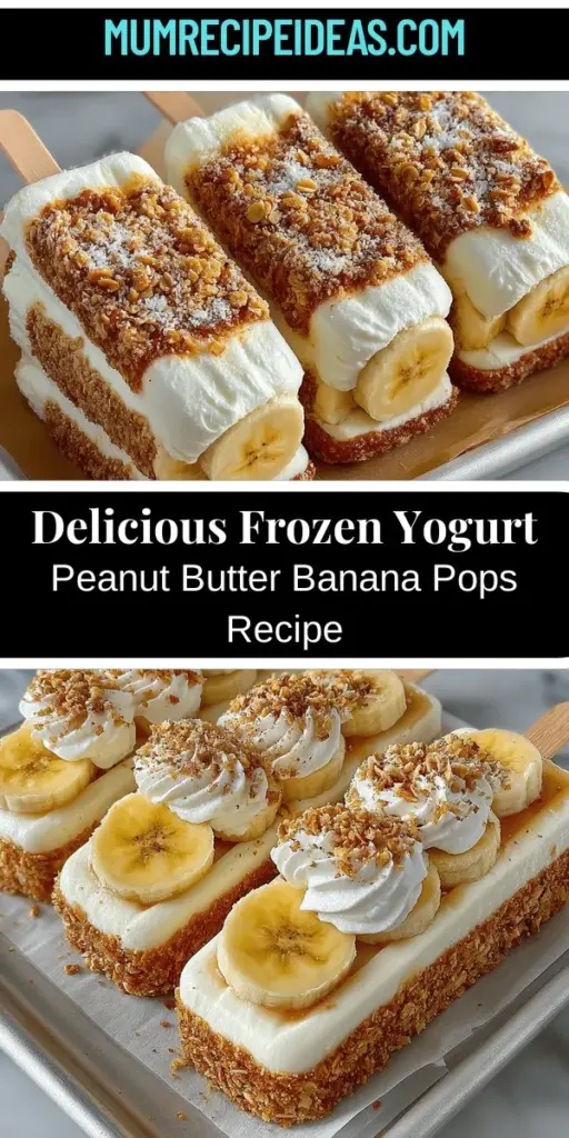 Discover how to make Frozen Yogurt Peanut Butter Banana Pops, a delicious and healthy treat perfect for summer! This step-by-step guide will teach you to blend ripe bananas, creamy yogurt, and rich peanut butter into a refreshing snack. With endless customization options, these pops can cater to various preferences and dietary needs. Enjoy a guilt-free dessert that not only satisfies your sweet tooth but also packs a nutritional punch! Try them today and elevate your frozen treat game!
