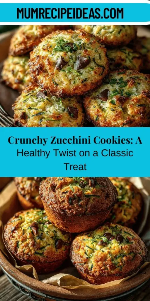 Discover a new favorite treat with Crunchy Zucchini Delight Cookies! This unique recipe blends deliciousness and health by using zucchini, which adds moisture and nutrients to every bite. With a delightful crunch on the outside and a chewy center, these cookies are a great way to sneak veggies into your diet. Perfect for any occasion, enjoy them fresh out of the oven or as a midday snack paired with milk or tea. Elevate your baking with this guilt-free delight!