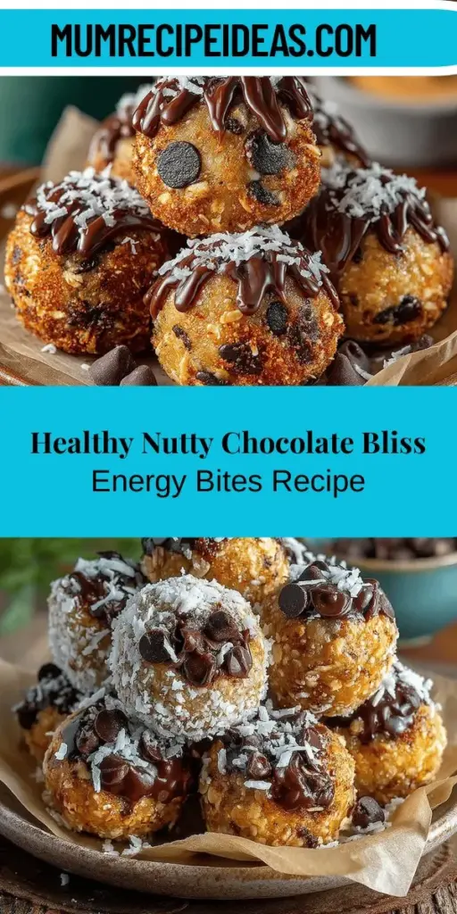 Discover the perfect solution to energy dips with Nutty Chocolate Bliss Energy Bites! These no-bake treats are quick to prepare and packed with wholesome ingredients like rolled oats, nut butters, and dark chocolate. Ideal for a midday snack or pre-workout boost, they provide sustained energy and delicious flavor. In our article, you'll find a simple guide to make these nutritious bites, along with tips on customizing and storing them. Enjoy a guilt-free indulgence that fuels your day!
