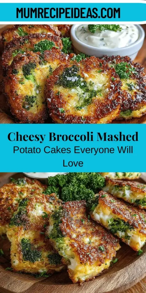 Discover the ultimate comfort food with our Cheesy Broccoli Mashed Potato Cakes! This delicious recipe blends creamy mashed potatoes, vibrant broccoli, and rich cheese into crispy, golden cakes that are perfect for any occasion. Easy to prepare and incredibly versatile, these cakes are a hit with both kids and adults. Learn how to elevate your culinary skills while enjoying a nutritious dish that balances indulgence with wholesome ingredients. Perfect for potlucks, family dinners, or cozy nights in!