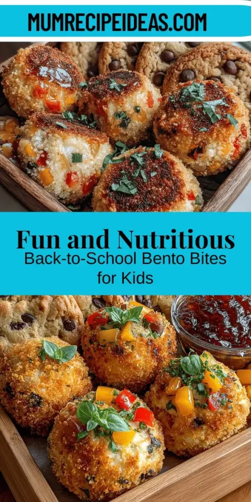 Get ready for back-to-school with these delightful Sweet & Savory Bento Bites that are both nutritious and fun! These colorful snacks can be customized to include a variety of ingredients, making lunchtime exciting for kids. Packed with proteins and vitamins, they're designed to fuel your child's energy and encourage healthy eating habits. With step-by-step instructions, you'll find it easy to prepare these tasty bites that kids will love for school or after-school snacking. Enjoy the fun of meal prep and watch kids explore new flavors and textures!
