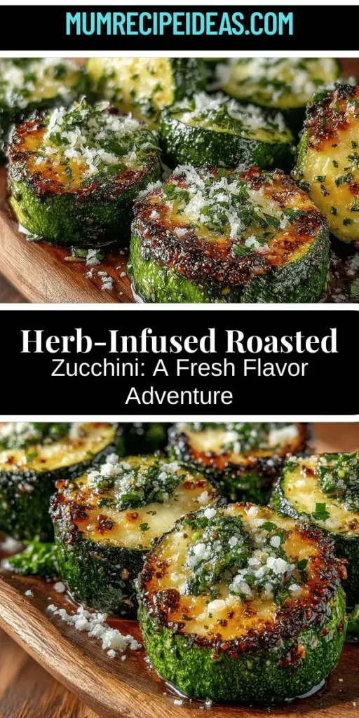Discover the vibrant taste of summer with Herb-Infused Roasted Zucchini Delight. This easy recipe showcases the natural flavors of fresh zucchini, enhanced by a blend of aromatic herbs. Perfect as a side or light snack, this dish not only pleases the palate but also offers numerous health benefits. Packed with vitamins and antioxidants, it's a great way to incorporate seasonal produce into your meals. Try this delicious, nutritious dish and elevate your cooking today!