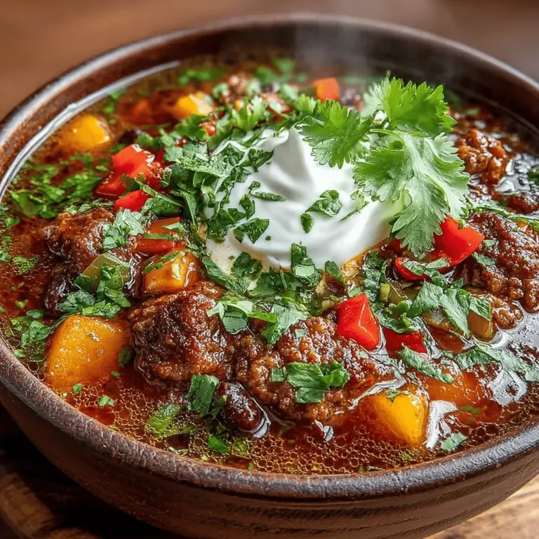Welcome to the world of Spicy Sweet Harmony: Slow Cooker Peach Chili, a dish that promises to tantalize your taste buds with its unique blend of flavors. This innovative recipe combines the sweetness of ripe peaches with the robust heat of chili, creating a culinary experience that is both comforting and exciting. Ideal for a family gathering or a cozy dinner, this peach chili stands out not only for its flavor but also for its ease of preparation, thanks to the magic of slow cooking.