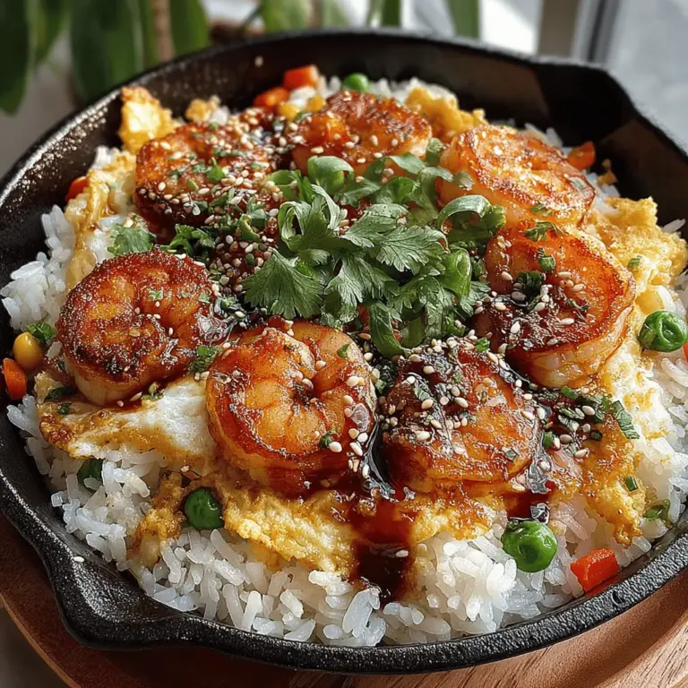 Fried rice is a beloved dish around the world, cherished for its versatility and comforting qualities. Among the myriad of variations, Shrimp-tastic Fried Rice stands out as a delightful fusion of flavors and textures. This dish seamlessly combines the delicate, sweet taste of shrimp with the aromatic qualities of jasmine rice, creating a culinary experience that is perfect for busy weeknights and special gatherings alike. The beauty of Shrimp-tastic Fried Rice lies not only in its flavor profile but also in its ability to serve as a canvas for creativity, allowing home cooks to tailor the ingredients to their liking.