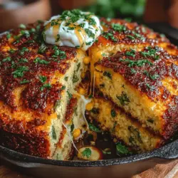 Cornbread has long been cherished as a beloved comfort food across various cuisines, particularly in the Southern United States, where its sweet, buttery flavor and moist texture have made it a staple at family gatherings and holiday feasts. This humble bread, made primarily from cornmeal, serves not only as a delicious side dish but also as a versatile base for numerous variations. Among these, the Spicy Hatch Chili Cornbread Bake stands out as a vibrant and flavorful twist on traditional cornbread, perfect for those looking to add a bit of heat and excitement to their meal.