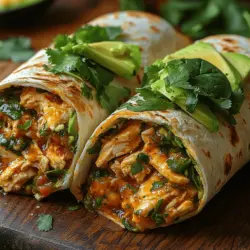 The Spicy Verde Chicken Wrap is a culinary delight that combines bold flavors and satisfying textures into a convenient package. Whether you're looking for a quick lunch, a hearty dinner, or a snack that packs a punch, this wrap is the perfect solution for those who crave something spicy yet healthy. The harmony of seasoned shredded chicken, zesty green chili salsa, creamy cheese, and fresh vegetables creates a taste sensation that will appeal to both spice enthusiasts and health-conscious eaters alike.