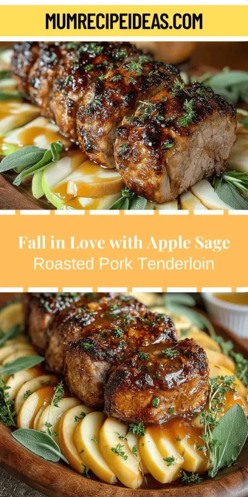 Discover the delicious fusion of flavors in Apple Sage Roasted Pork Tenderloin, a dish that combines tender pork with the sweetness of apples and the aromatic hint of sage. Perfect for cozy dinners or festive gatherings, this recipe is easy to follow and results in a stunning centerpiece. Each bite offers a satisfying balance of savory and sweet, making it a delightful addition to your culinary repertoire. Celebrate the season with this heartwarming dish!