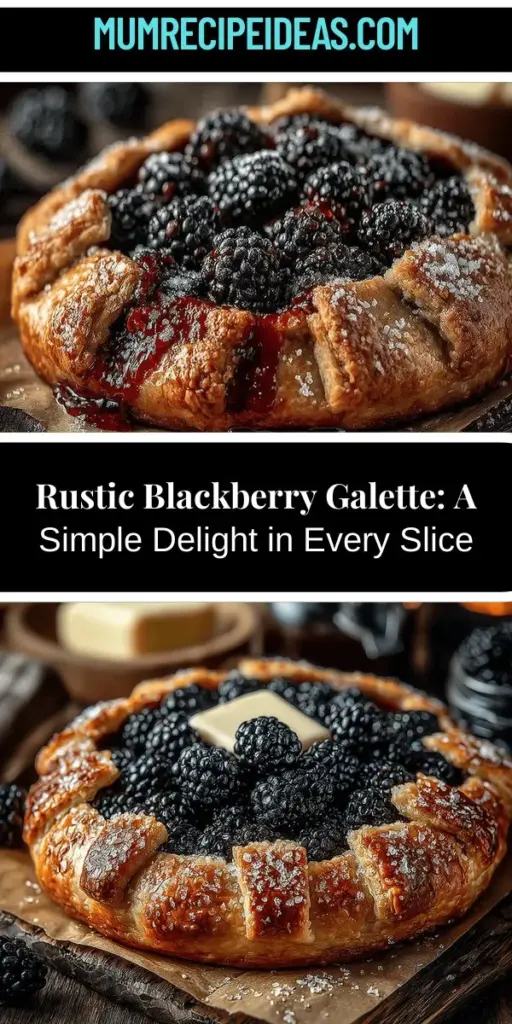 Discover the delightful simplicity of a rustic blackberry galette with a flaky crust that’s perfect for any occasion. This free-form pastry highlights juicy summer blackberries, delivering a tantalizing blend of sweetness and tartness. With a simple crust that elevates the entire dessert experience, this galette is not just visually stunning but also easy to make. Serve it warm with ice cream or whipped cream for an unforgettable treat that celebrates the beauty of homemade desserts.