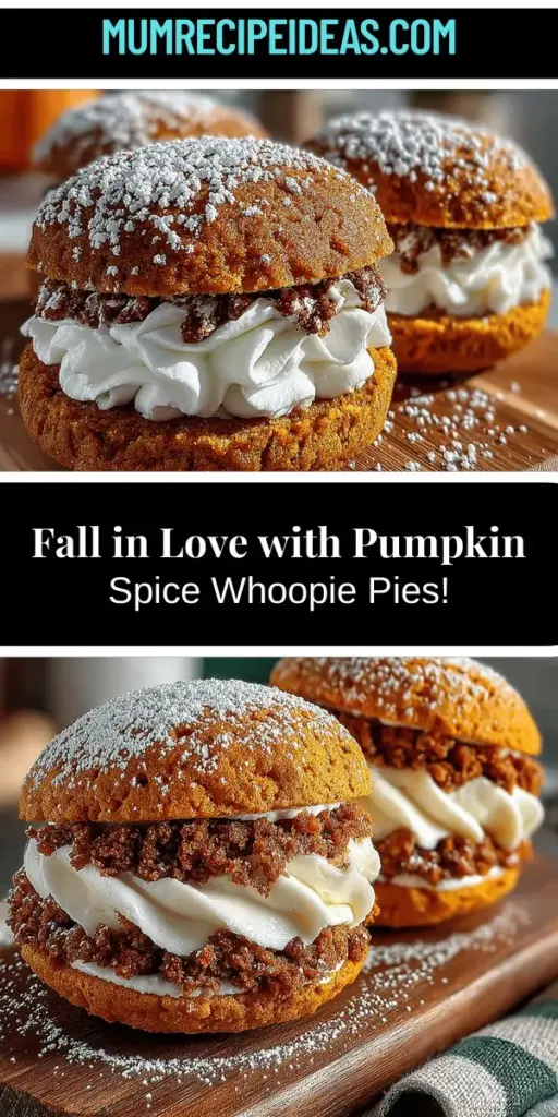 Capture the essence of autumn with these delightful Pumpkin Spice Whoopie Pies! Perfect for crisp fall days, these treats combine soft, cake-like cookies with a creamy, tangy filling. With rich pumpkin and warm spices, they evoke cozy memories and seasonal cheer. This recipe not only guides you through creating these scrumptious pies but also highlights the importance of fresh ingredients. Ideal for gatherings, they promise to bring joy and warmth to your fall celebrations. Get ready to bake and share the love!