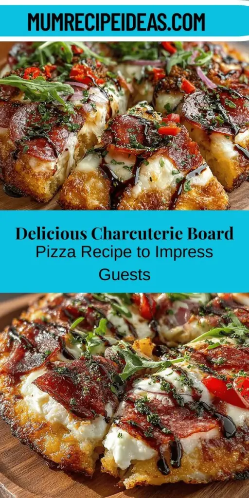Elevate your pizza night with this delicious charcuterie board pizza recipe! Combining the richness of cured meats, melty cheese, and vibrant veggies on a crispy crust, this dish is a feast for both the eyes and the taste buds. Easy to customize, it’s perfect for gatherings or a cozy night in. Discover how simple it is to prep and create a stunning pizza that mirrors your favorite charcuterie board. Enjoy the flavors and impress your guests!