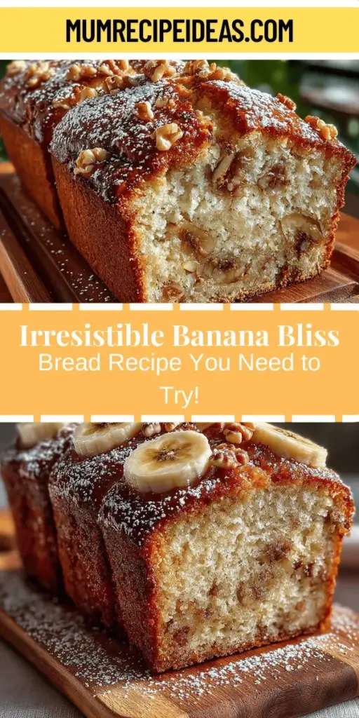 Discover the delightful world of Banana Bliss Bread, a scrumptious take on the classic banana bread that elevates flavor and texture to new heights. Perfect for novice and experienced bakers alike, this simple recipe makes excellent use of overripe bananas, allowing for creative variations with nuts, spices, or chocolate chips. Enjoy the cozy aroma of baking and the warm, nostalgic feelings it evokes while creating a delicious treat that’ll become a staple in your kitchen.