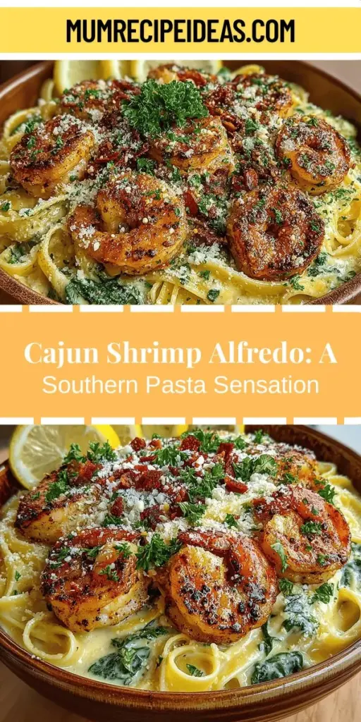 Explore the delightful fusion of Southern and Italian flavors with Creamy Cajun Shrimp Alfredo. This dish combines rich fettuccine pasta, succulent shrimp, and a creamy Alfredo sauce infused with bold Cajun spices, making it perfect for busy weeknights or special occasions. With simple ingredients and quick preparation, it promises a comforting and indulgent experience that will leave your taste buds wanting more. Discover how to create this mouthwatering recipe in your own kitchen!