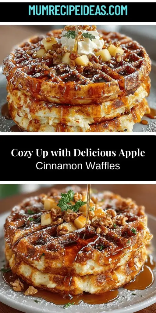 Start your day off sweetly with our Apple Cinnamon Waffles Delight! This cozy breakfast recipe combines the irresistible flavors of cinnamon and fresh apples, perfect for family gatherings or brunches. You'll love how easy it is to make these fluffy waffles, packed with warmth and flavor. The article guides you through the ingredients, preparation steps, and creative variations to elevate your breakfast experience. Treat yourself to this delightful meal that promises comfort and joy!