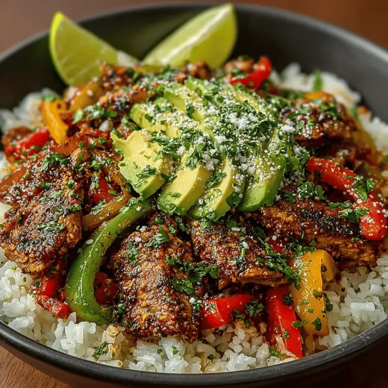 Fajitas have captured the hearts and taste buds of food lovers around the world, emerging as one of the most beloved dishes in Tex-Mex cuisine. Their versatility allows for endless variations, making them a popular choice for everything from casual weeknight dinners to festive gatherings. Among the many interpretations of fajitas, Chicken Fajita Bowls stand out as a delicious and nutritious option. These bowls not only deliver a punch of flavor but also offer a balanced meal packed with protein, colorful vegetables, and wholesome carbohydrates.