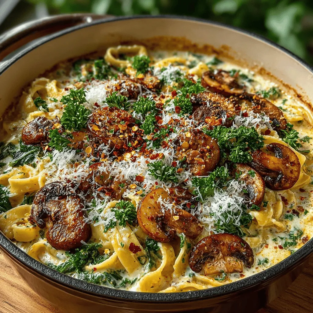 In the fast-paced world of culinary arts, quick and delicious meals have carved out a special place in our hearts and kitchens. Among these, one-pot recipes stand out for their remarkable balance of convenience and flavor. Today, we’re excited to explore a dish that encapsulates this balance perfectly: One-Pot Creamy Mushroom Pasta Delight. This recipe doesn't just promise a meal; it offers an experience that envelops you in warmth and satisfaction, making it an ideal choice for family dinners or cozy gatherings.