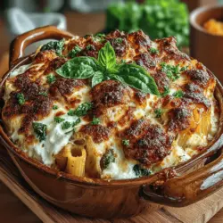 Once your ziti pasta is cooked to al dente perfection, it’s time to bring it all together with the vibrant flavors of spinach and marinara sauce. Begin by draining the cooked pasta and transferring it to a large mixing bowl. Allow it to cool slightly before the next step.