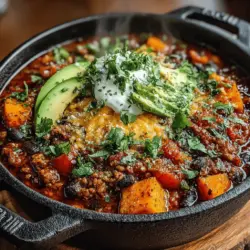 When the temperatures drop and the days grow shorter, there's nothing quite like a warm bowl of chili to provide comfort and nourishment. The recipe for Comforting Turkey & Sweet Potato Chili is not only hearty and satisfying but also brimming with wholesome ingredients. This dish offers a delightful balance of flavors and textures, making it an ideal choice for family dinners, meal prep, or even cozy gatherings with friends. Its appeal lies not only in its taste but also in the health benefits it delivers, making it a go-to recipe for those looking to warm their souls without compromising their well-being.