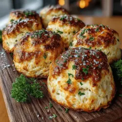 There’s something undeniably comforting about homemade biscuits, especially when they emerge from the oven, golden and fragrant. These golden garlic butter biscuits take that comfort to a whole new level with their rich flavor profile, combining the savory notes of garlic with the creamy goodness of cheddar cheese. Whether served alongside a hearty soup, enjoyed at breakfast with a dollop of jam, or simply savored on their own, these biscuits are sure to impress.